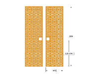 File Cổng 2 cánh cnc file dxf đẹp