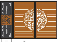 File cổng 4 cánh trống đồng cây cnc