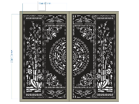 File cổng cnc 2 cánh trúc