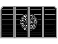 File cổng cnc 4 cánh trống đồng dxf