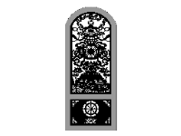 File dxf cnc cổng 1 cánh mới nhất