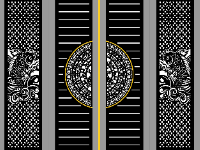 File dxf cnc cổng 4 cánh cá chép trống đồng