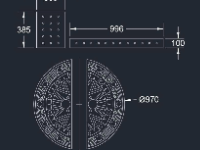 File dxf cnc hoa văn trống đồng cổng