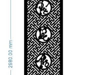 File dxf cnc vách ngăn phúc lộc thọ