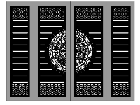 File dxf cổng 4 cánh cnc thiết kế đẹp