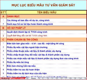 File excel tư vấn giám sát -giá xây dựng dịch vụ