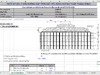 File excel Xử lý nền đường bằng bấc thấm