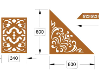 File hoa văn cổng 3 chi tiết cnc