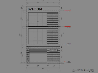 file cad thiết kế quán hát,bản vẽ quán karaoke,thiết kế phòng karaoke