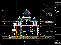File mặt cắt lâu đài biệt thự cao cấp