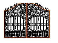 File mẫu cnc cổng 2 cánh biệt thự đẹp nhất