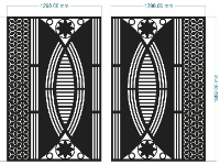 File mẫu cnc cổng 2 cánh tháng 7