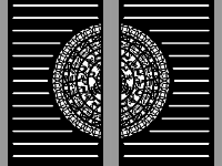 File mẫu cnc cổng 2 cánh trống đồng đơn giản