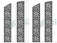 File mẫu cnc cổng 4 cánh hoa đẹp