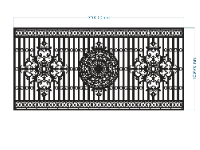 File mẫu cnc hàng rào trống đồng hoa văn