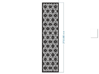 File mẫu cnc vách cổng hoa 6 cánh