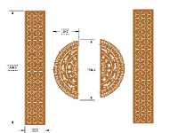 File mẫu hoa văn cổng trống đồng và bông tuyết cnc