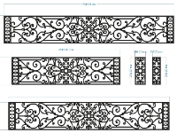File mẫu lan can cnc thiết kế trên cad