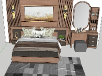 File model su nội thất phòng ngủ 2020