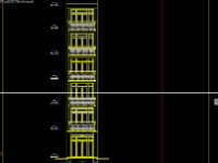 File Nhà phố 6 tầng kích thước 4x22m