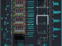 bản vẽ nhà phố 8 tầng,kiến trúc nhà phố 9 tầng,nhà ở kết hợp kinh doanh,nhà phố 9 tầng 4.4x15.3m