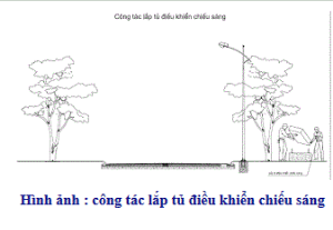File pdf Hướng dẫn cách lắp tủ điều khiển chiếu sáng cho các cột điện