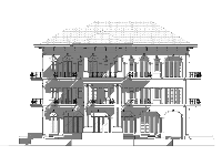 File Revit Biệt thự 3 tầng tân cổ điển 22.2x26.085m