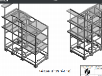 File revit kết cấu nhà phố 2 tầng và các family khai triễn trong file