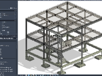 File revit kết cấu thép nhà hàng