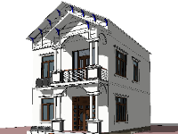 Biệt thự 2 tầng mái thái,revit biệt thự 2 tầng,biệt thự 2 tầng revit,biệt thự 2 tầng file revit,biệt thự 2 tầng 7.5x11m