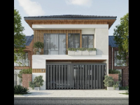 File revit mẫu biệt thự 2 tầng phong cách hiện đại 9x12m