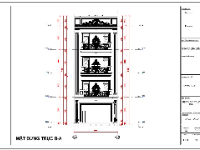 File revit Nhà nghỉ 4 tầng tân cổ điển 6.5x20m