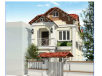 File Revit nhà phố 2 tầng kích thước 6x16m