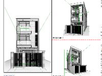 nhà phố 3 tầng,nhà 3 tầng,revit,kết cấu chi tiết