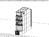 File revit nhà phố 5 tầng 5x15.13m (kiến trúc)