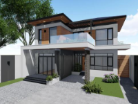 File Revit nhà vườn 2 tầng