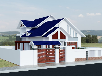 File revit thiết kế biệt thự nhà vườn