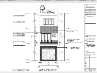 File revit thiết kế nhà phố 3 tầng 4.5x20m (full hạng mục)