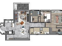 Sketchup chung cư,File chung cư,chung cư,File sketchup chung cư