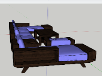 File sketchup 3d sofa đồng gia