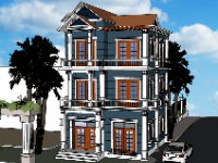 biệt thự 3 tầng,file sketchup,biệt thự sketchup,sketchup biệt thự,sketchup biệt thự 3 tầng,biệt thự  3 tầng