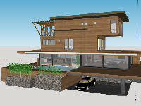 File sketchup biệt thự 3 tầng,model su biệt thự 3 tầng,phối cảnh biệt thự 3 tầng,biệt thự 3 tầng hiện đại
