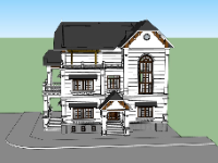 biệt thự 4 tầng,sketchup biệt thự,File sketchup biệt thự 4 tầng,sketchup biệt thự 4 tầng,biệt thự sketchup