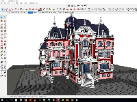 File sketchup biệt thự lâu đài