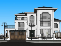 File sketchup biệt thự phong cách Indochine