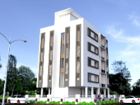 File sketchup căn hộ 5 tầng 10.5x12m