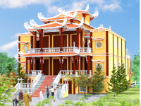 File sketchup Chùa Long Thanh - Tây Ninh