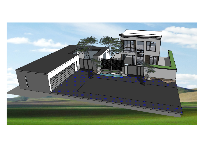 File sketchup dựng nhà biệt thự vườn hiện đại