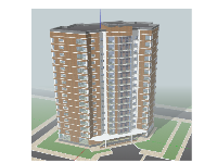 dựng sketchup tòa chung cư 16 tầng,file 3d su nhà chung cư hiện đại,chung cư dựng model su