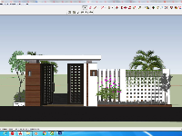 mẫu cổng đẹp,cổng đẹp,cổng,File sketchup mẫu cổng,Sketchup mẫu cổng